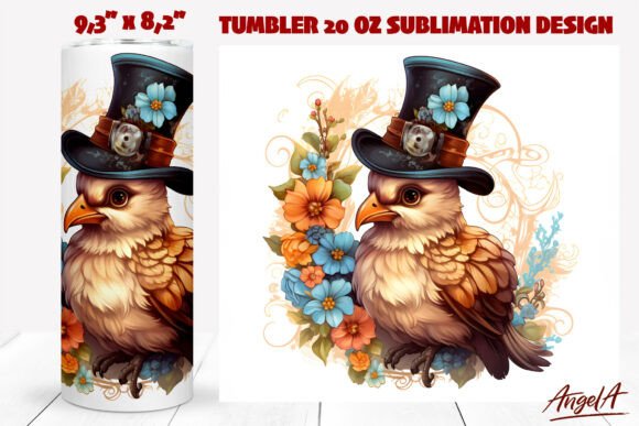 Download Bird Tumbler Sublimation Wrap / Chicken - Premium Bundle